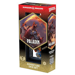 D&d Adventure Dice Paladin Orange Blue