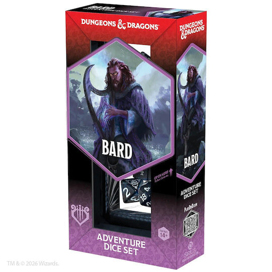D&d Abenteuer Würfel Bard Blau Schwarz