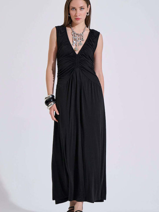 Bill Cost Summer Maxi Dress Black