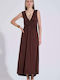 Summer Maxi Dress Brown