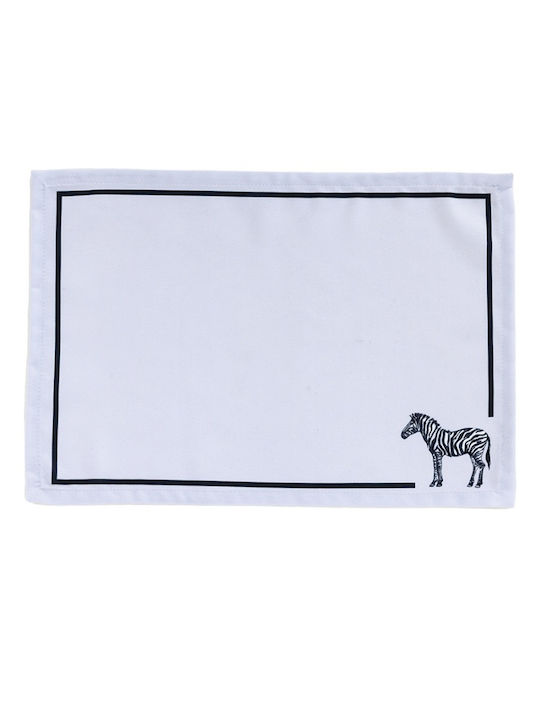 Palamaiki Pla100 Plastic White Placemats 48x33cm 2 Pieces