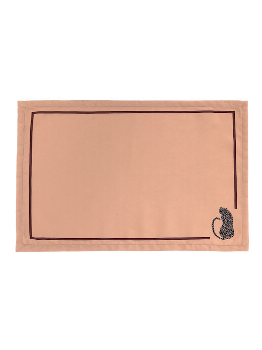 Palamaiki Pla103 Σουπλά Υφασμάτινο Πορτοκαλί 48x33cm 2τμχ