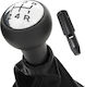 Peugeot 207 Gear Shift Knob + Boot + Adapter Shift Lever Knob Adapter 2 Pcs Set