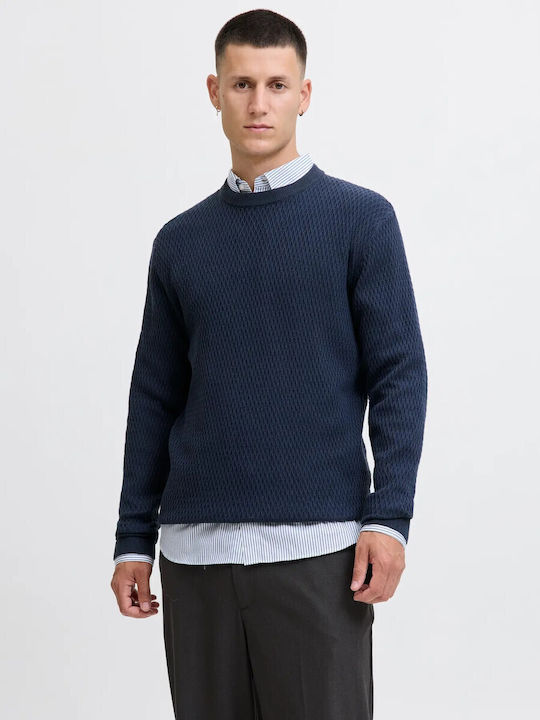 Jack & Jones Pulover Cu Guler Rotund Mânecă Lun...