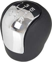 Opel Vectra C 02-08 Gear Shift Knob 5 Speed Eco Leather + Chrome Reverse Gear At Bottom Opel Vectra C 02-08 Gear Shift Knob 5 Speed Eco Leather + Chrome Reverse Gear At Bottom