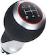 Audi A4 B6 00-04 S-line 5 Speed Black + Silver Gear Shift Knob R Bottom