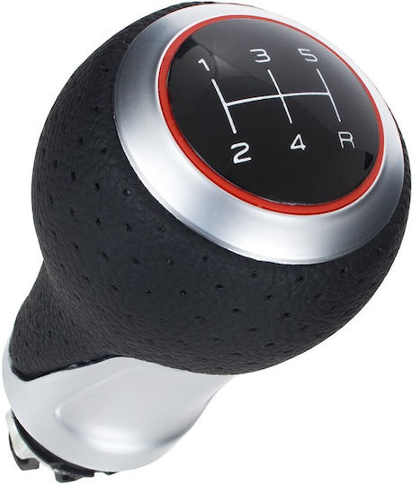 Audi A4 B6 00-04 S-line 5 Speed Black + Silver Gear Shift Knob R Bottom