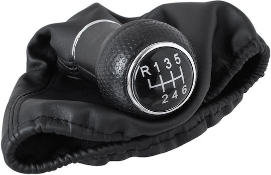 Seat Toledo Ii 98-06 Black Gear Shift Knob + 6-speed Gasket