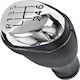 Renault Clio Iv 12-20 Pomol Schimbător Viteze Negru Abs + Crom + Negru Model 6 Viteze