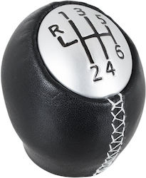 Renault Espace Iv 6-speed Black Leather + Silver Gear Shift Knob Renault Espace Iv 6-speed Black Leather + Silver Gear Shift Knob
