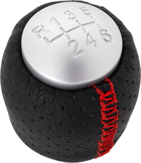 Alfa Romeo Brera 06-11 Gear Shift Knob Black + Silver 6 Speed