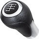 Mazda Cx-5 11-17 Gear Shift Knob Black + Silver 6 Speeds