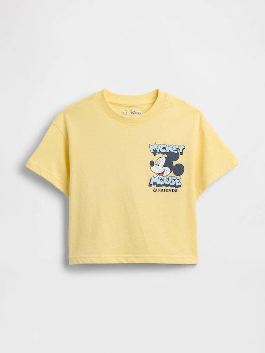 Kids Top Short-sleeved Spring Yellow Disney