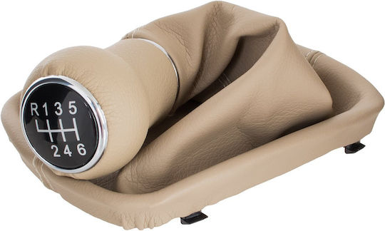 Audi A6 C5 97-04 Beige Gear Shift Knob + 6-speed Gear Shift Boot