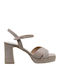 Leather Beige Sandals