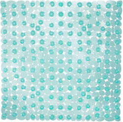 Relaxdays Антиплъзгащо Вана с Вентузи Сиво 53x53см
