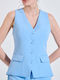 Damen Weste 10-031090-0 Hellblau Siel S