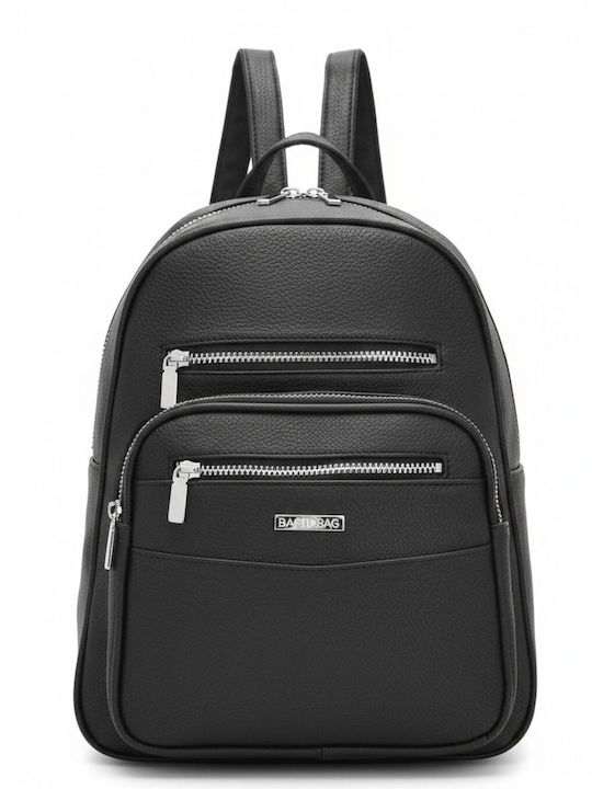 Bag to Bag Γυναικεία Τσάντα Πλάτης Μαύρη