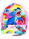 Elegant Kids' Jockey Fabric Pink Hat