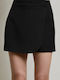 Damen Hohe Taille Shorts Schwarz