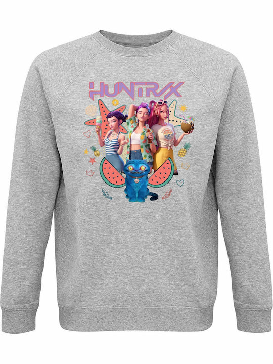 kirikoko Kirikoko Kinder-Sweatshirt Grau Melang...