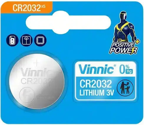 Vinnic Батерия Литий За Часовници CR2032 3V