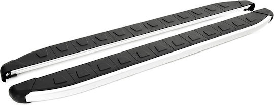Turtle Side Steps Silver Citroen C3 Aircross A88 Peugeot 2008 Ii Prefacelift