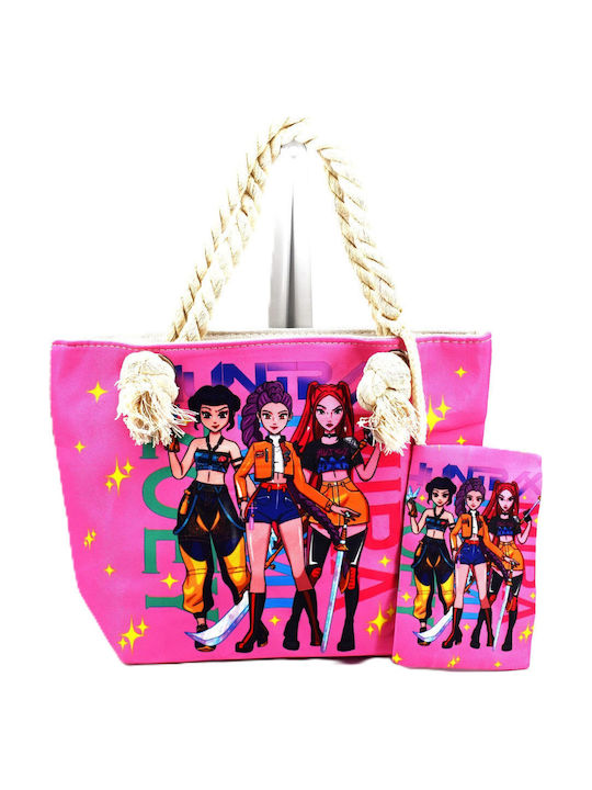 Elegant Kids Shoulder Bag Pink
