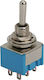 Комплект 5 On-off-on Лостови Превключватели 250v 3a Dpdt Превключвател 2 Кръга 6 Пина Комплект 5 Бройки