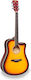 Soundsation Ηλεκτροακουστική Κιθάρα Meadow Dnce Sbt Cutaway Sunburst