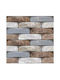 Panouri Decorative 3D Autoadezive Gri 30x30cm
