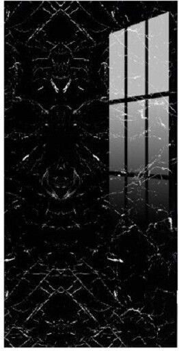 PVC Autoadeziv Negru 60x30 cm 10 Bucăți