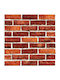 Panouri Decorative 3D Autoadeziv Roșii 30x30cm