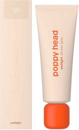 Poppy Head Wetlight Flüssig Textmarker Körper Gesicht 01 Glowsecco 50ml