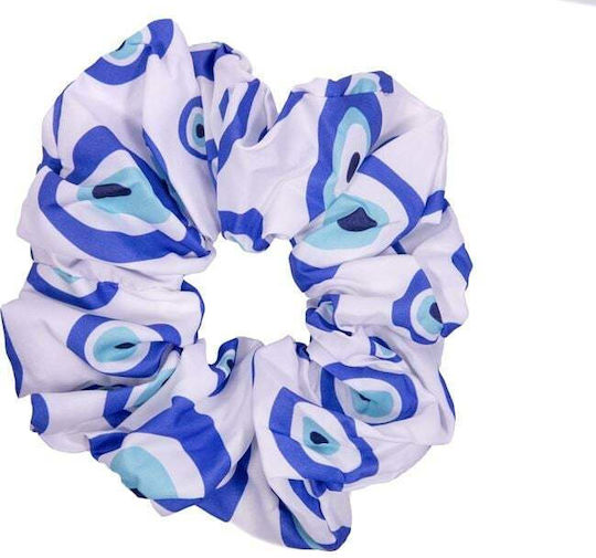 Vacation Time Elastic de Păr Scrunchie Xl Albastru Ochi