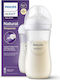Philips Plastic Baby Bottle Natural Response Anti-colic with Silicone Teat for 3+ Months White 330ml