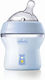 Chicco Plastic Baby Bottle Natural Feeling Anti-colic with Silicone Teat for 0+ Months Blue 150ml