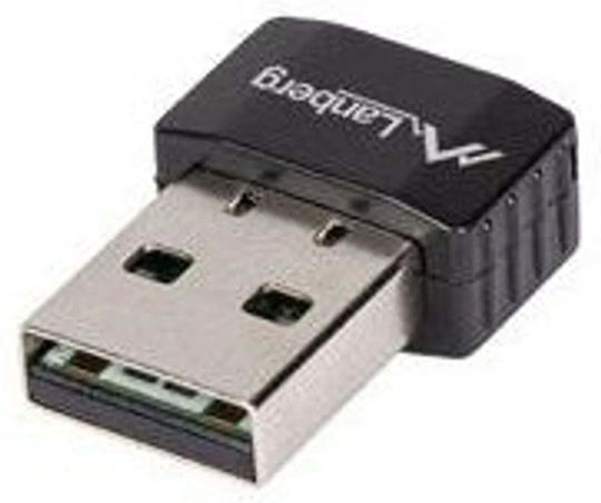 Lanberg NC-AX300-WI USB Network Adapter with Wireless Wi-Fi Connection 300Mbps