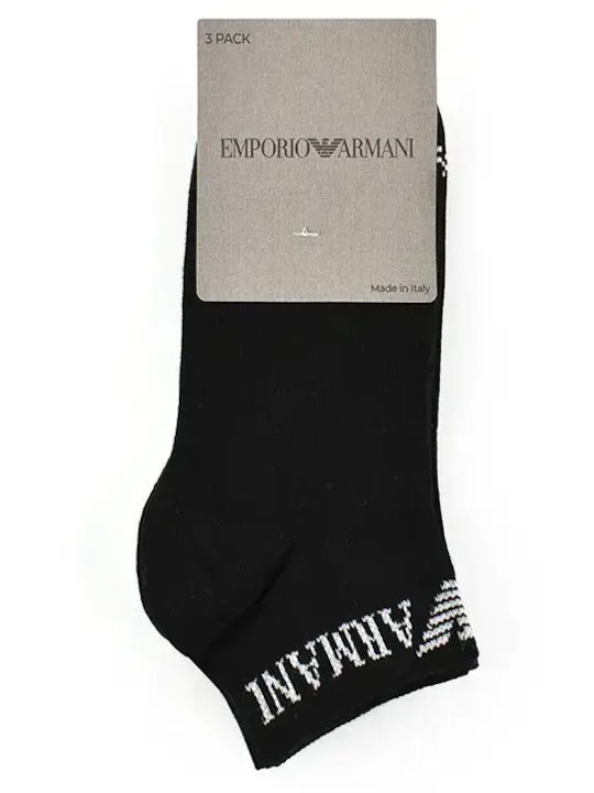 Emporio Armani Women's Black Socks 3Pack