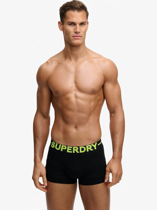 Superdry Trunk Triple Men's Boxer Black/Grey/Optic