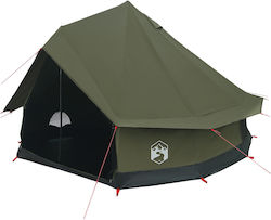 vidaXL Campingzelt Teepee Grüne 4 Jahreszeiten ...