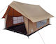 vidaXL Καταφύγιο Τέντας Σκηνή Camping Teepee Καφέ 4 Εποχών 340x246x210εκ.