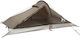 vidaXL Camping Tent Brown 4 Seasons for 2 Peopl...