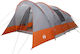 vidaXL Camping Tent Tunnel Grey 3 Seasons 560x3...