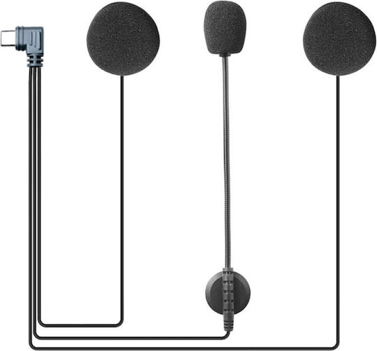 Ejeas Type C Headset Set Motorcycle Helmet V6pro+ Intercom Ejeas Hifi-m6