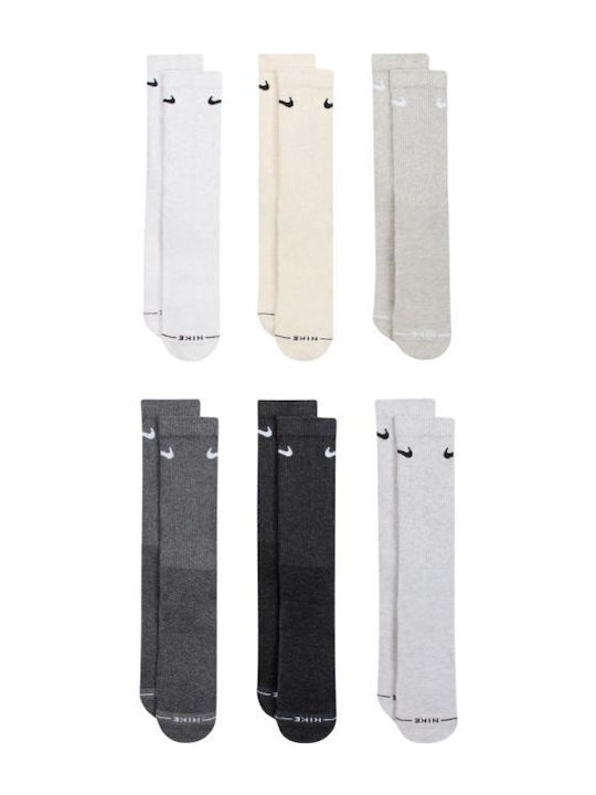 Nike Everyday Sports Socks Gray 6 Pairs