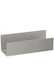 Sanco Wall Mounted Metallic Gray Bathroom Shelf