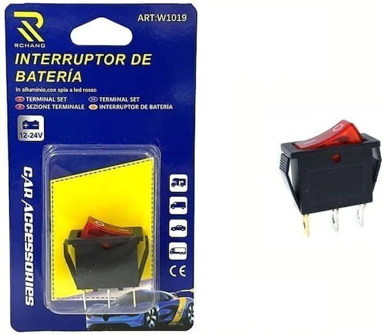 Rchang Car Battery Switch 12–24V Red Led W1019 Kcd3-1022 Car Switch