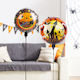 Set 2 Baloane Halloween Folie Portocalii 45 cm