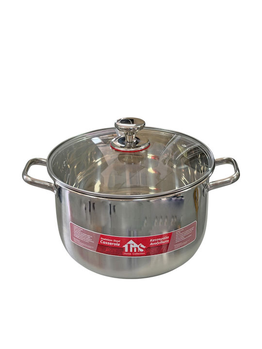 TnS No22 Deep Stainless Steel Pot 22cm